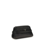 Black Goatskin Shoulder Bag