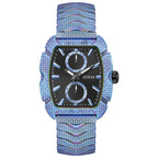 Blue Stainless Steel Bracelet Watch