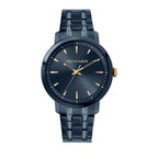 Blue Stainless Steel Dress Watch
