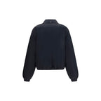 Black Cotton Full-Length Jacket