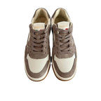 Grey Leather Men Sneaker