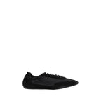 Black Rubber Athletic Sneakers