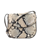 Beige Leather Crossbody Bag