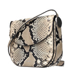 Beige Leather Crossbody Bag