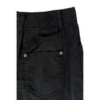 Black Cotton Women Shorts