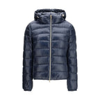 Blue Polyamide Full-Length Jacket