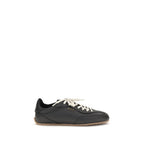 Black Calf Leather Bos Taurus Athletic Sneakers