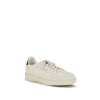 White Calf Leather Bos Taurus Athletic Sneakers