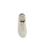 White Calf Leather Bos Taurus Athletic Sneakers