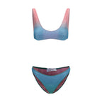 Blue Polyamide Bikini