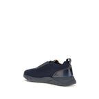 Blue Fabric Athletic Sneakers