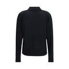 Black Cashmere Polo Shirt
