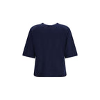 Blue Cashmere T-Shirt