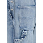 Blue Cotton Jeans Denim