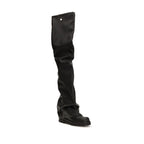 Black Polyurethane Over The Knee