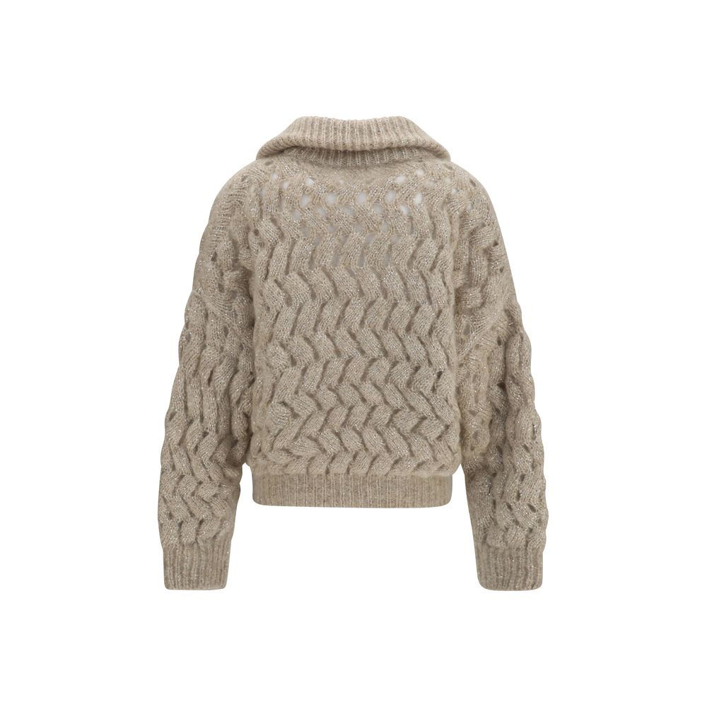 Beige Wool Oves Aries Cardigan