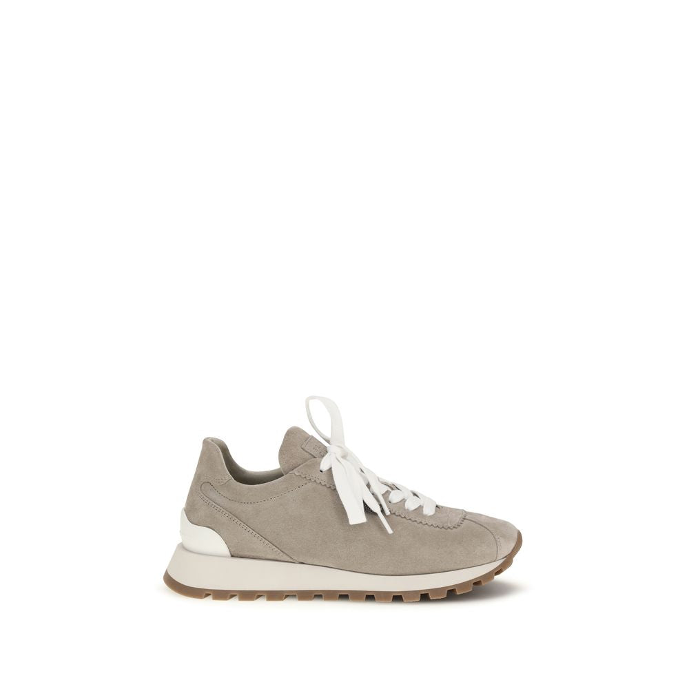 Blue Calf Leather Bos Taurus Athletic Sneakers