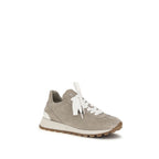 Blue Calf Leather Bos Taurus Athletic Sneakers