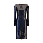 Blue Polyamide Cocktail Dress
