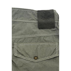 Green Fabric Men Pant