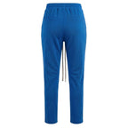 Blue Viscose Women Pants
