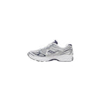 Gray Synthetic Athletic Sneakers