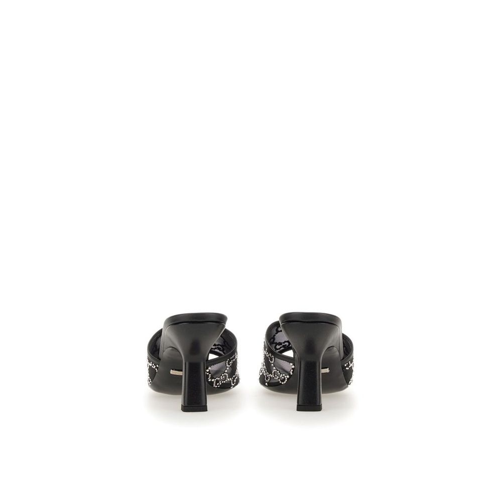 Black Polyamide Mules