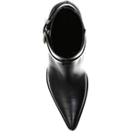 Black Calfskin High Heel Boots