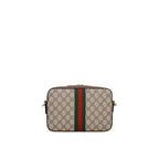 Beige Cotton Shoulder Bag