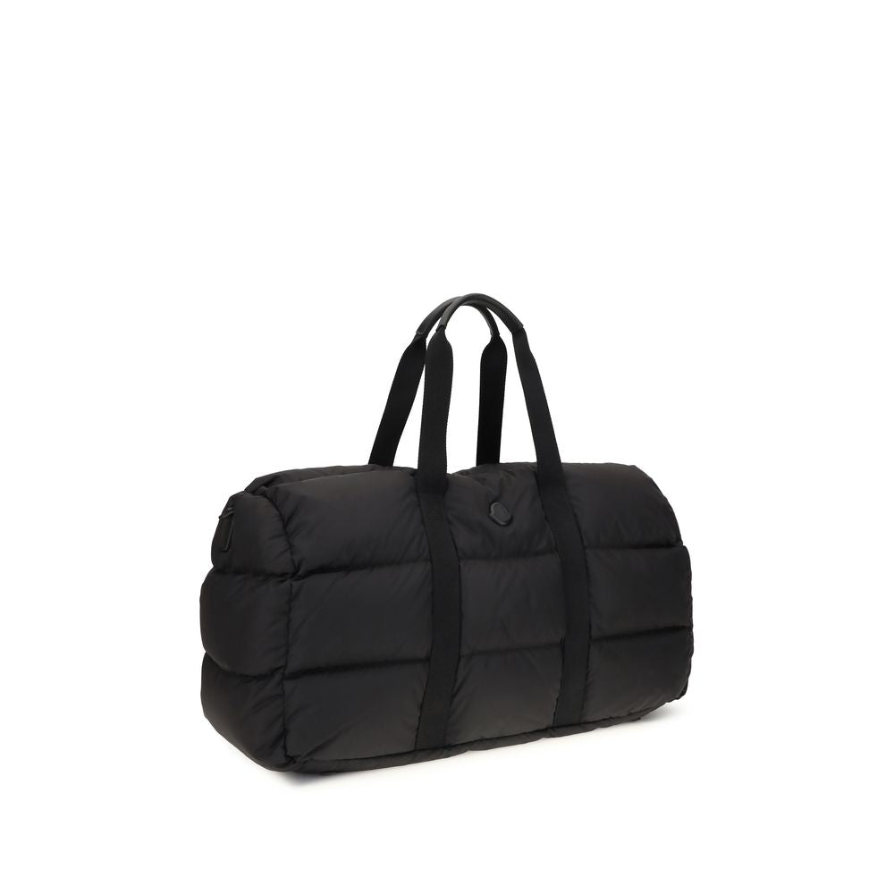 Black Polyester Shoulder Bag