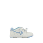 White Calf Leather Bos Taurus Athletic Sneakers