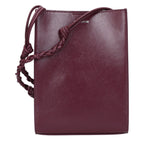 Purple Leather Crossbody Bag