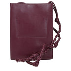 Purple Leather Crossbody Bag