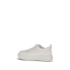White Polyamide Athletic Sneakers