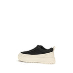 Black Polyamide Athletic Sneakers