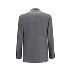 Gray Wool Oves Aries Blazer