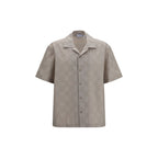 Beige Cotton Pattern Shirt