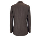 Brown Wool Men Jacket