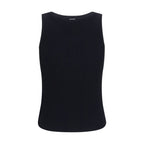 Black Viscose Tank Tops
