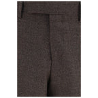 Brown Viscose Dress Pants