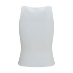 White Viscose Tank Tops