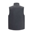 Gray Wool Oves Aries Sleeveless Jacket