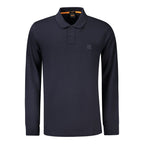 Blue Cotton Men's Polo