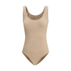Beige Polyamide Bodysuit
