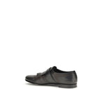 Black Calf Leather Bos Taurus Slip-On Loafers