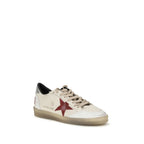 White Calf Leather Bos Taurus Low Top Sneakers