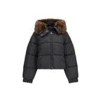 Brown Goose Down Full-Length Jacket