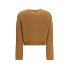 Brown Silk Cardigan
