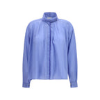 Blue Cotton Blouse