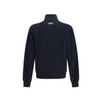 Blue Polyamide Full-Length Jacket
